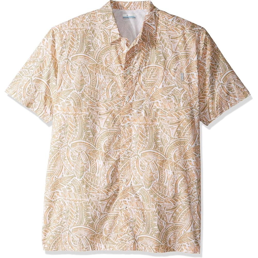 imageColumbia Mens Super Tamiami Long Sleeve ShirtBright Peach Tuna
