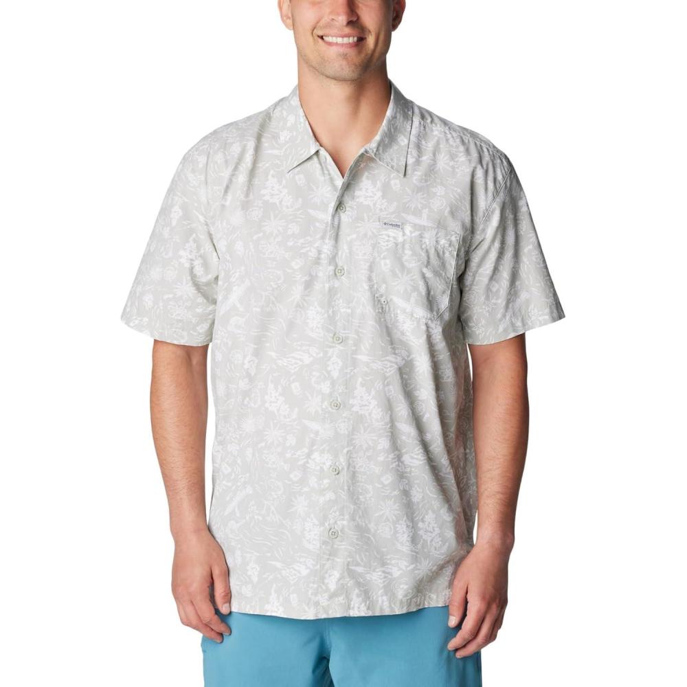 imageColumbia Mens Super Tamiami Long Sleeve ShirtCool GreyKahawai
