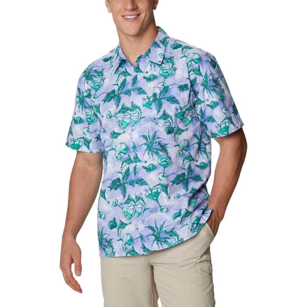 imageColumbia Mens Super Tamiami Long Sleeve ShirtFairytale Martini Marlin Print