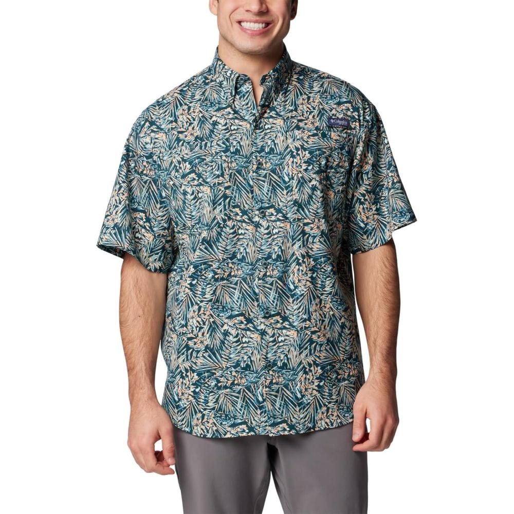 imageColumbia Mens Super Tamiami Long Sleeve ShirtMidnight Teal Tunado