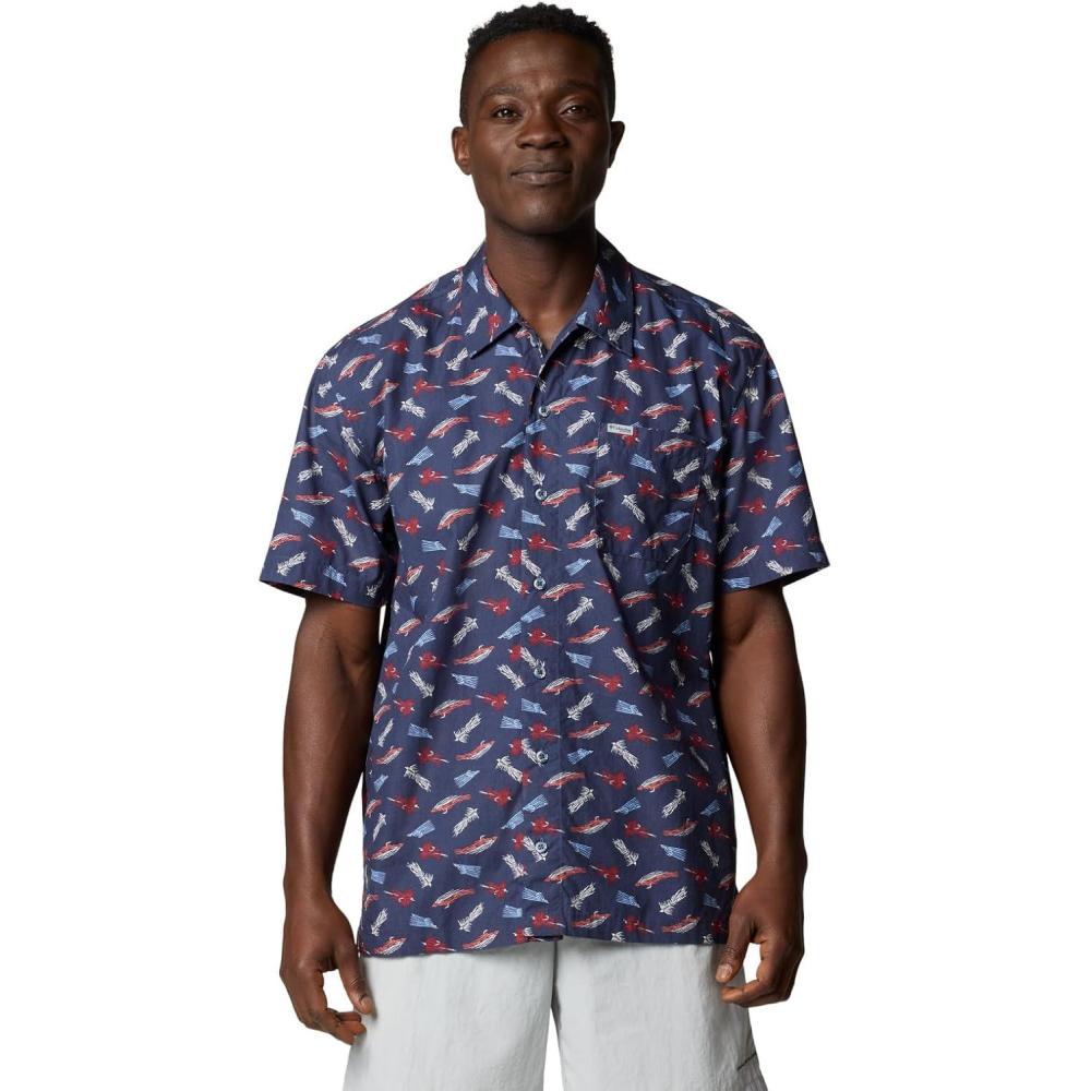 imageColumbia Mens Super Tamiami Long Sleeve ShirtNocturnal Fly Pride