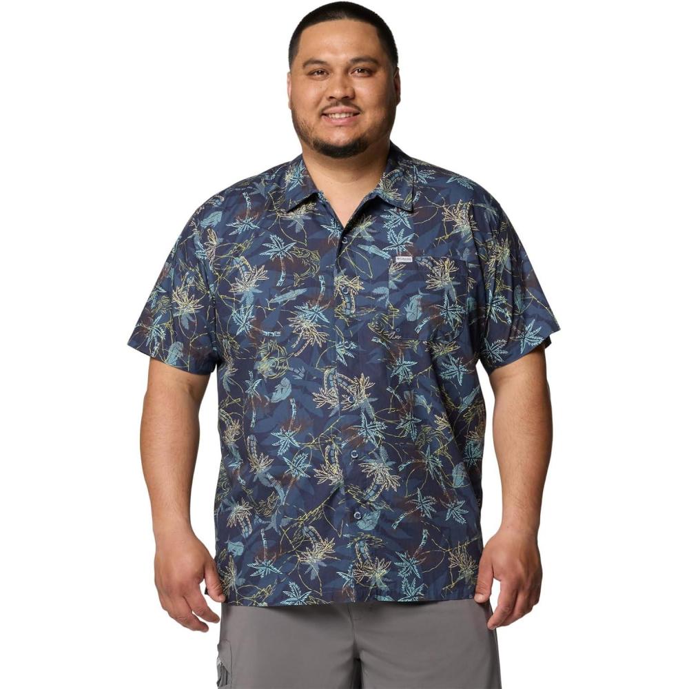 imageColumbia Mens Super Tamiami Long Sleeve ShirtNocturnal Majestic Catch