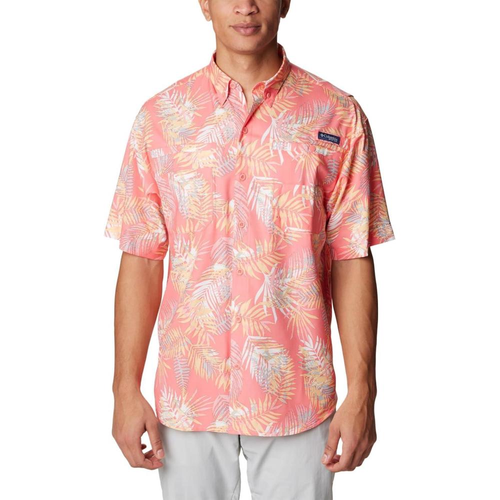 imageColumbia Mens Super Tamiami Long Sleeve ShirtSalmon Tunatropic Print