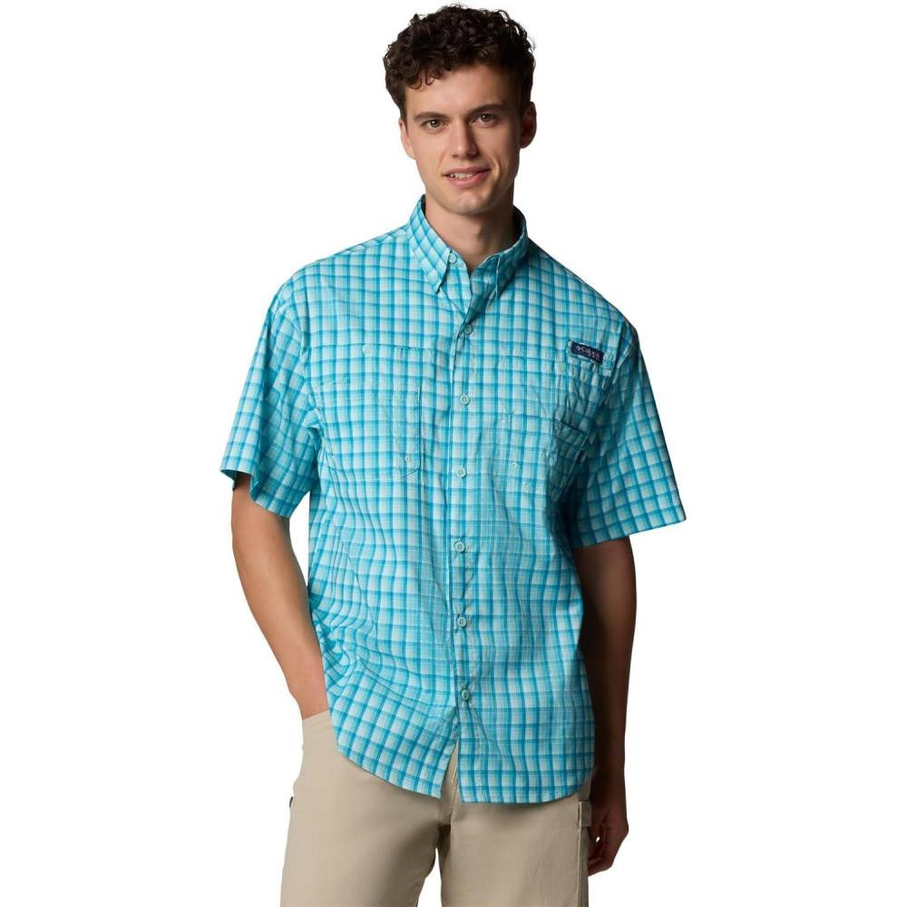 imageColumbia Mens Super Tamiami Long Sleeve ShirtSpray Gradient Check