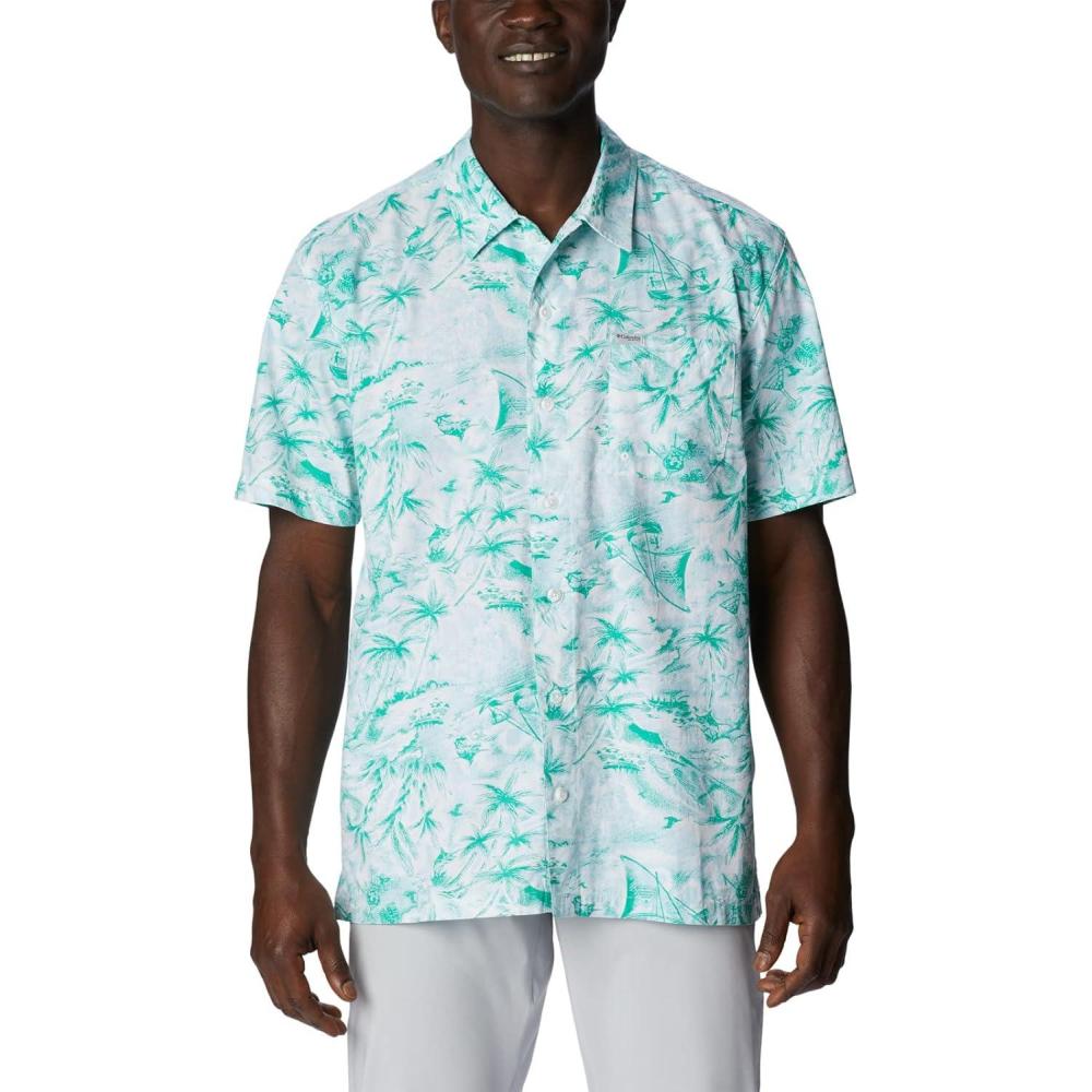 imageColumbia Mens Super Tamiami Long Sleeve ShirtSpring Blue Seaday