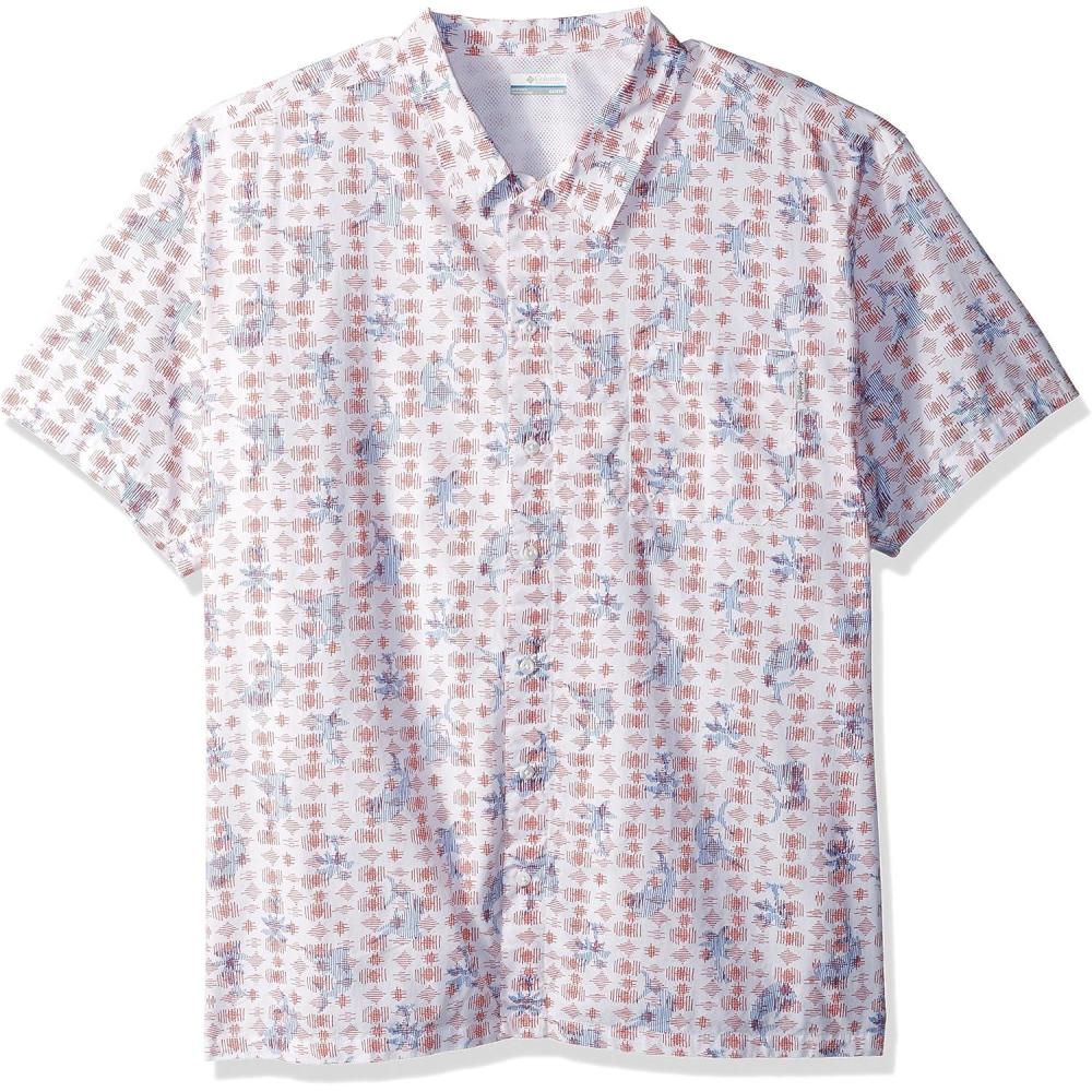 imageColumbia Mens Super Tamiami Long Sleeve ShirtVivid Blue Print 1