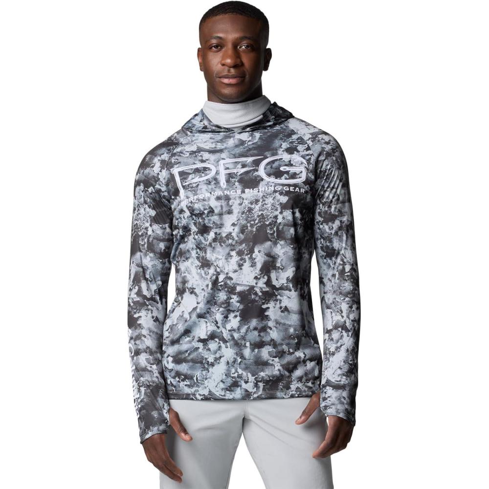 imageColumbia Mens Super Terminal Tackle Vent HoodieCool Grey Seamoss