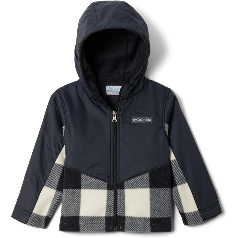 imageColumbia Unisex Baby Steens Mt Ii Overlay HoodieChalk CheckBlack