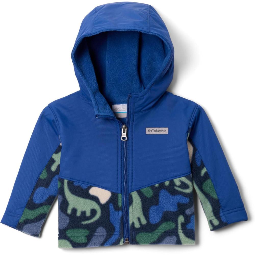 imageColumbia Unisex Baby Steens Mt Ii Overlay HoodieCollegiate Navy DinoflaugeMountain Blue