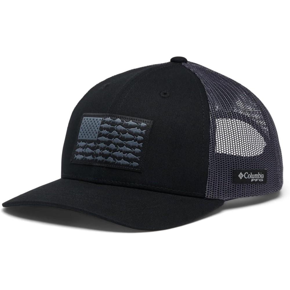 imageColumbia Unisex Kids PFG Fish Flag Snap BackBlackGraphite