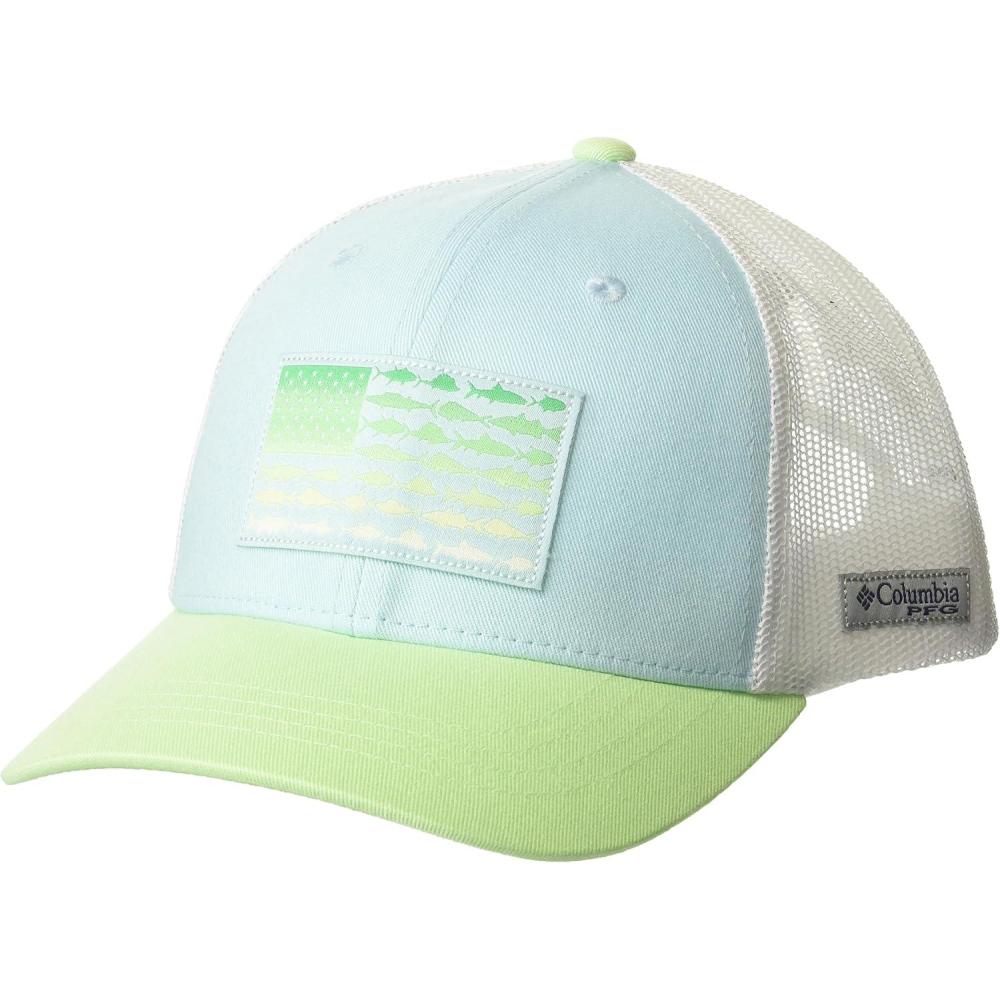imageColumbia Unisex Kids PFG Fish Flag Snap BackSpring BlueKey West