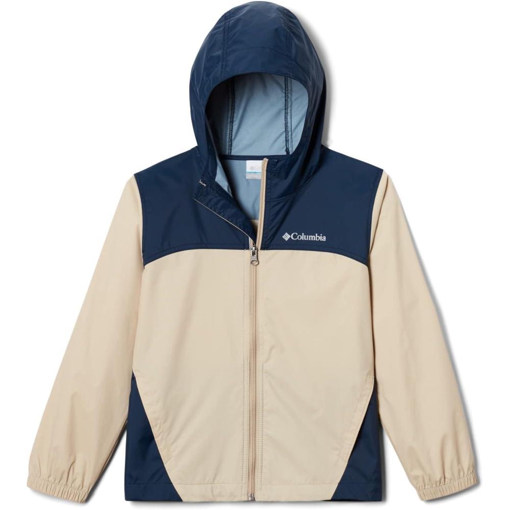 imageColumbia Youth Boys Glennaker Rain JacketAncient FossilCollegiate Navy