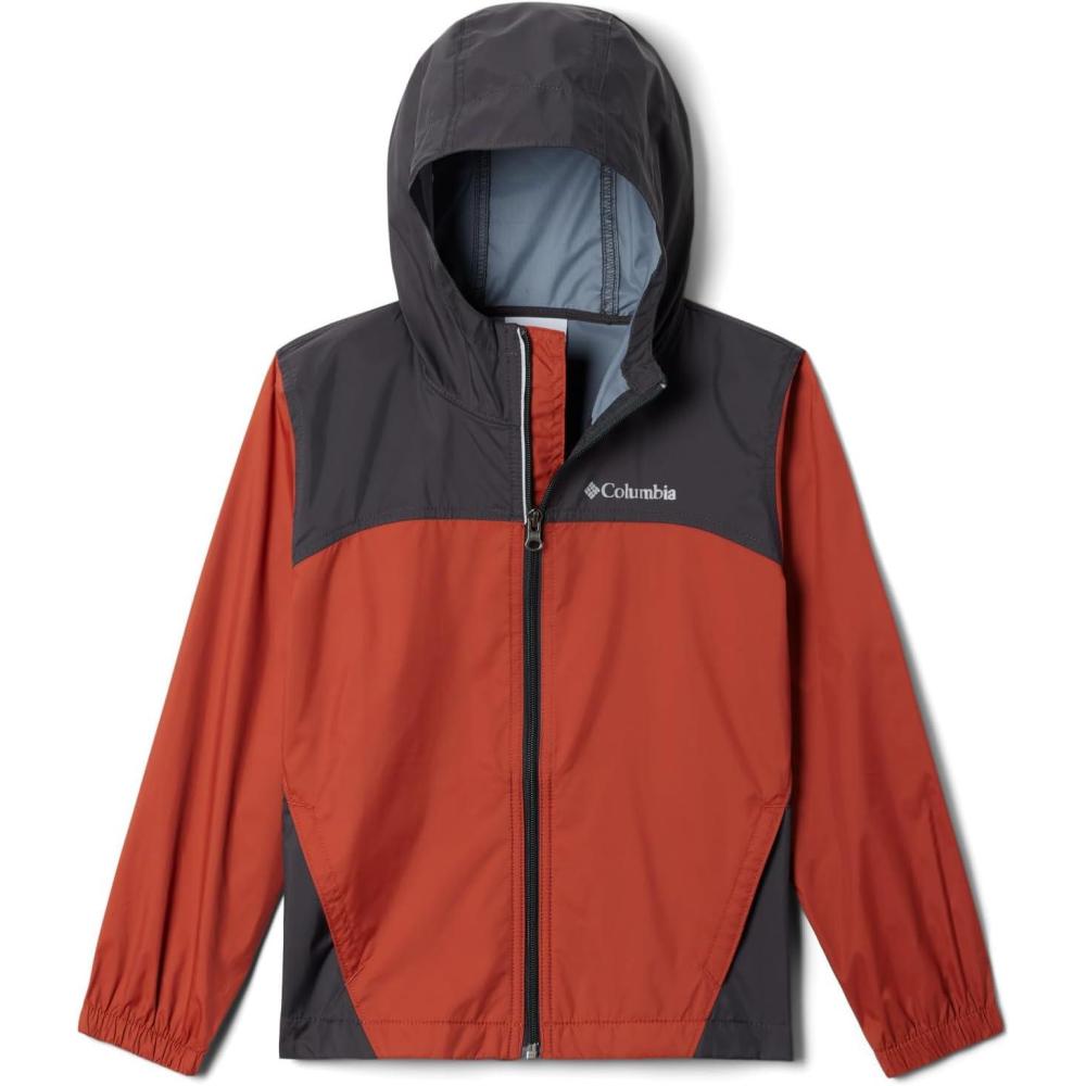 imageColumbia Youth Boys Glennaker Rain JacketWarp RedShark