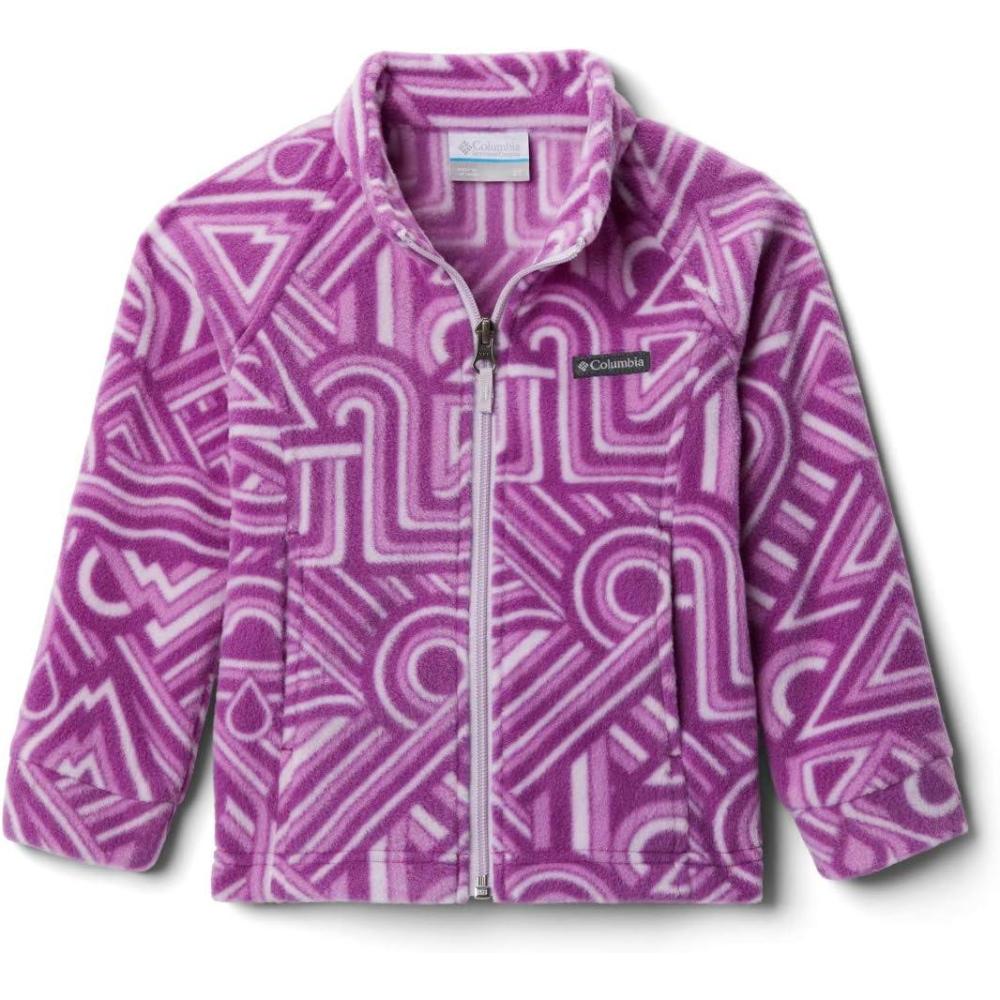 imageColumbia Youth Girls Benton Springs II Printed FleeceBerry Jam Geo Elements