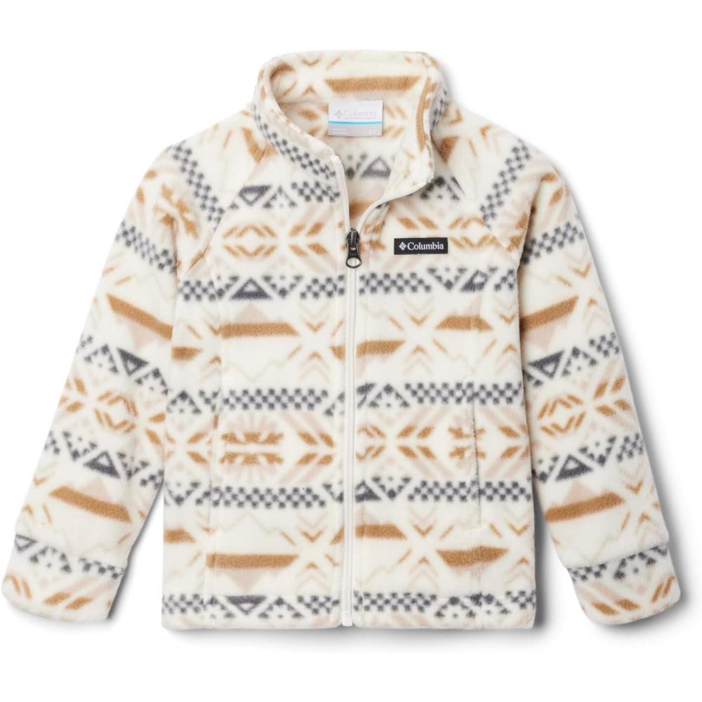 imageColumbia Youth Girls Benton Springs II Printed FleeceChalk Checkered Peaks
