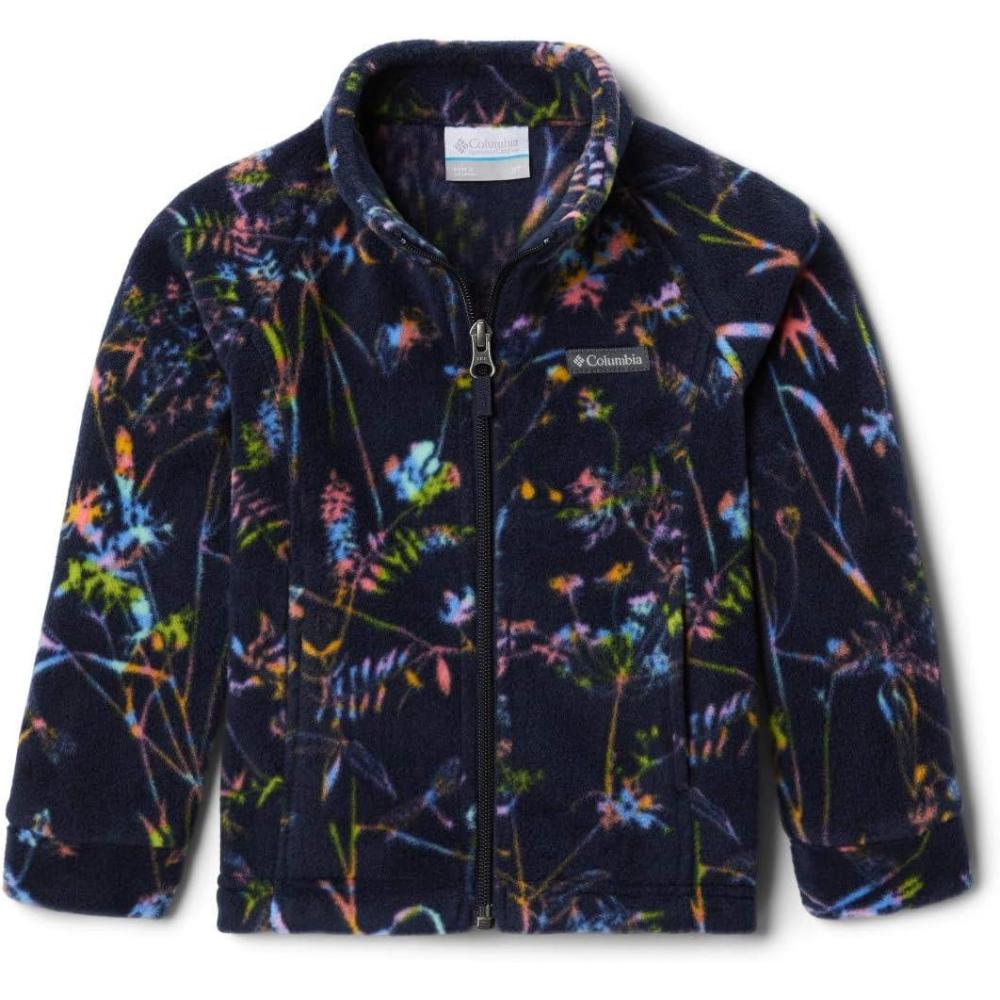 imageColumbia Youth Girls Benton Springs II Printed FleeceDark Nocturnal Art Bouquet Multi