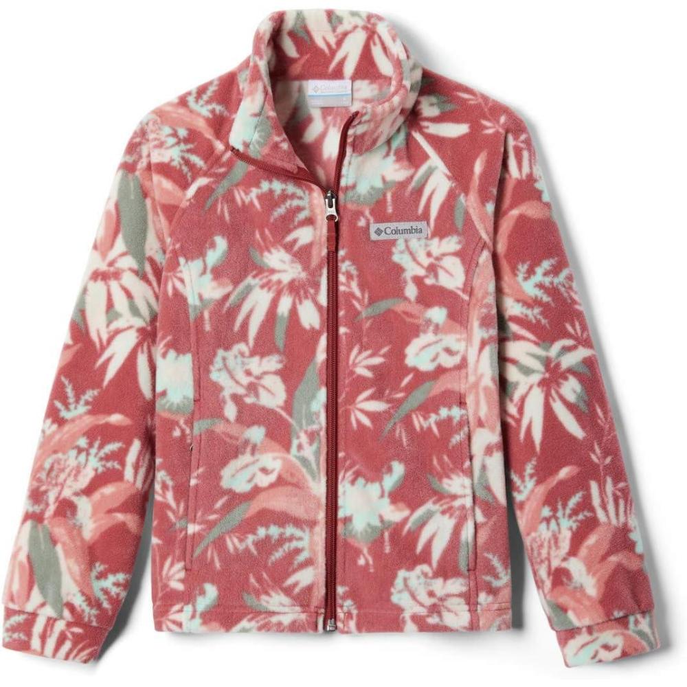 imageColumbia Youth Girls Benton Springs II Printed FleeceDusty Crimson Magnolia Floral