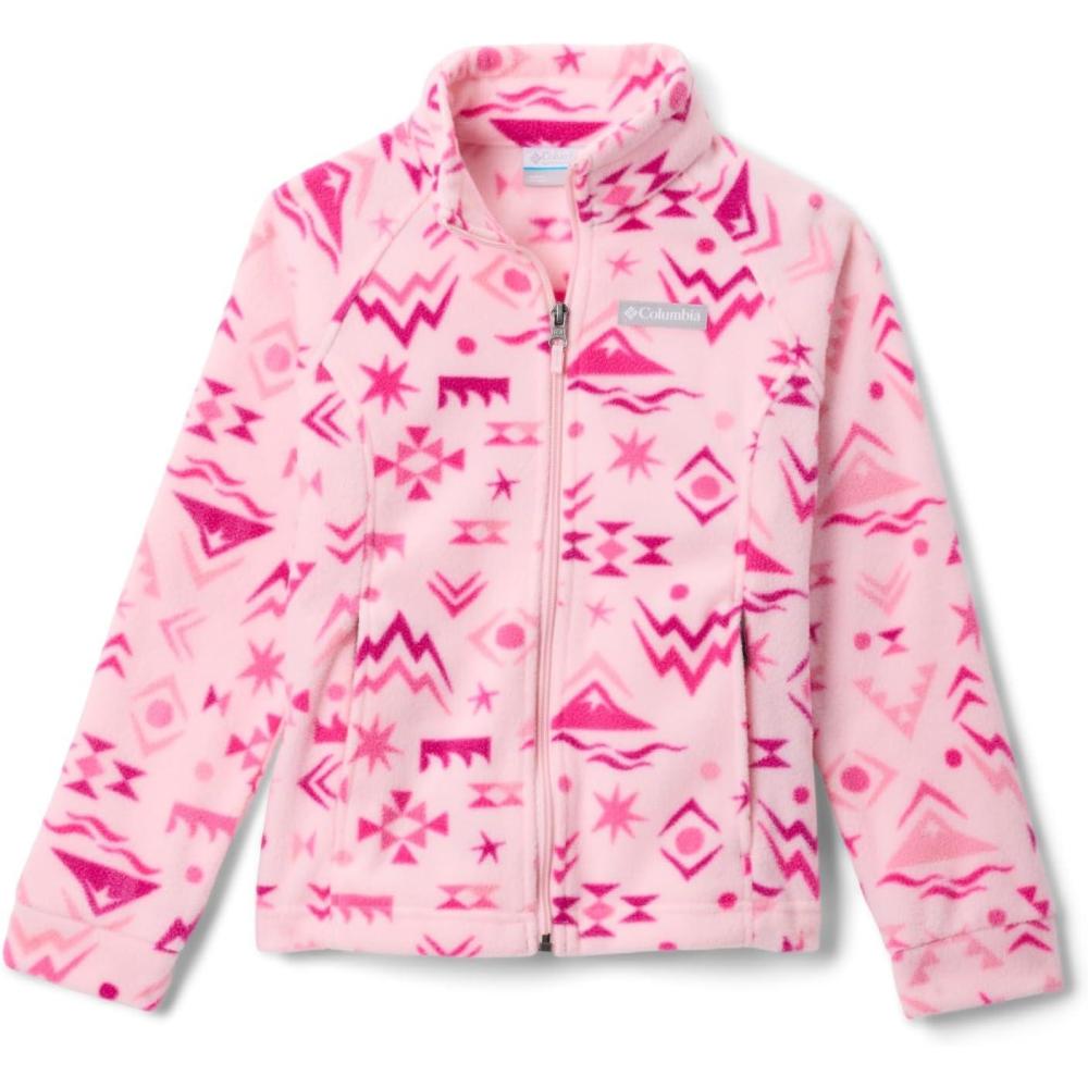 imageColumbia Youth Girls Benton Springs II Printed FleeceSatin Pink Peaked