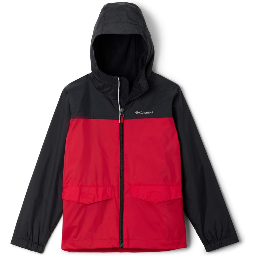 imageColumbia babyboys Rainzilla II JacketBlackMountain Red