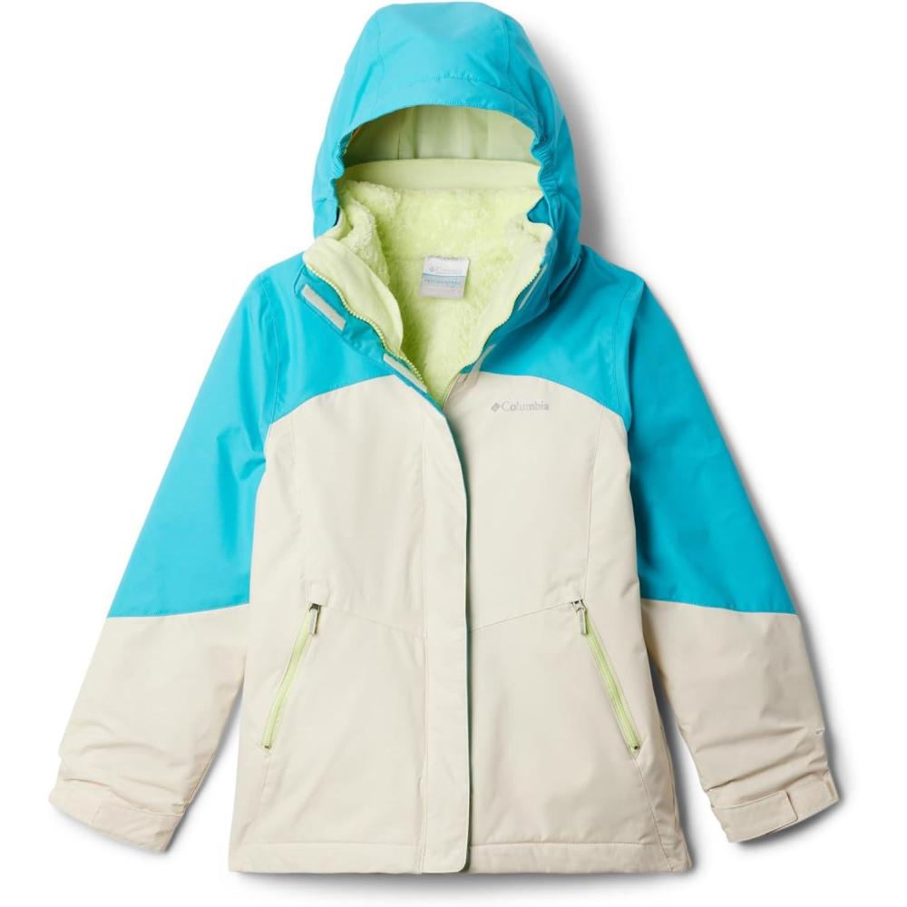 imageColumbia girls Bugaboo III Fleece Interchange JacketChalkGeyserSpring Yellow