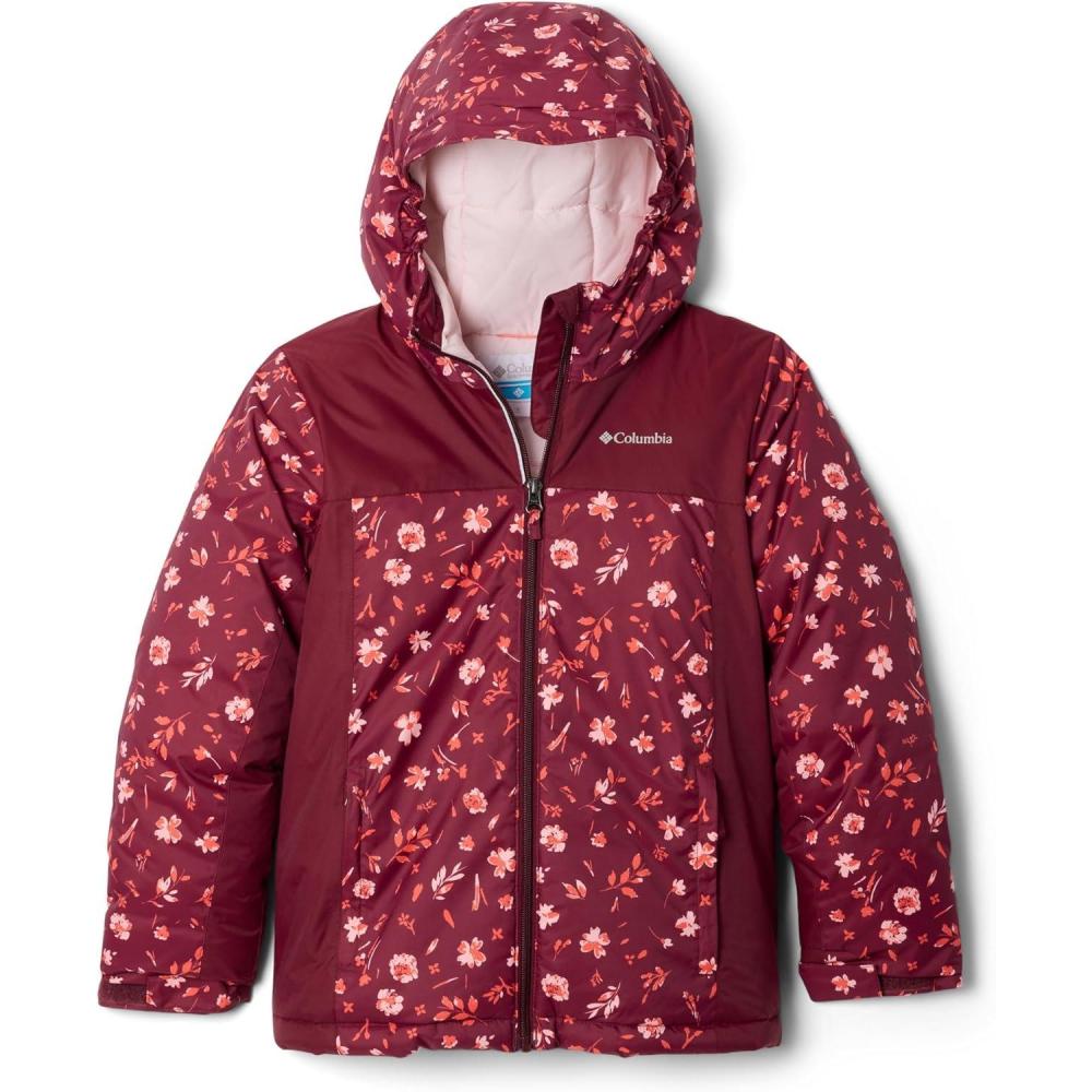 imageColumbia girls Horizon Ride IV Printed JacketRich Wine WatergardenRich Wine