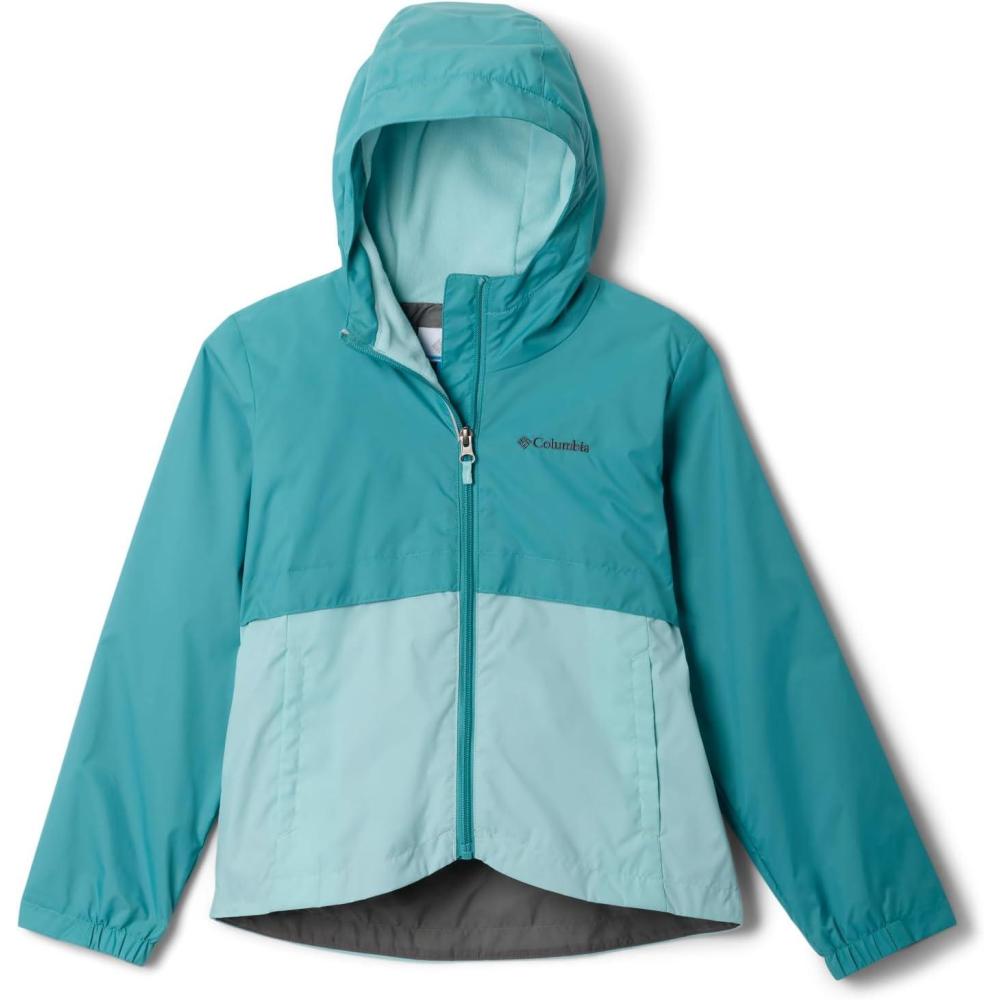 imageColumbia girls Rainzilla II JacketTealSpray
