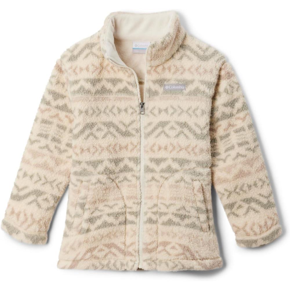 imageColumbia girls West Bend Printed Full ZipAncient Fossil Madras