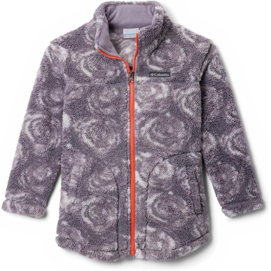 imageColumbia girls West Bend Printed Full ZipShale Purple Rosecity