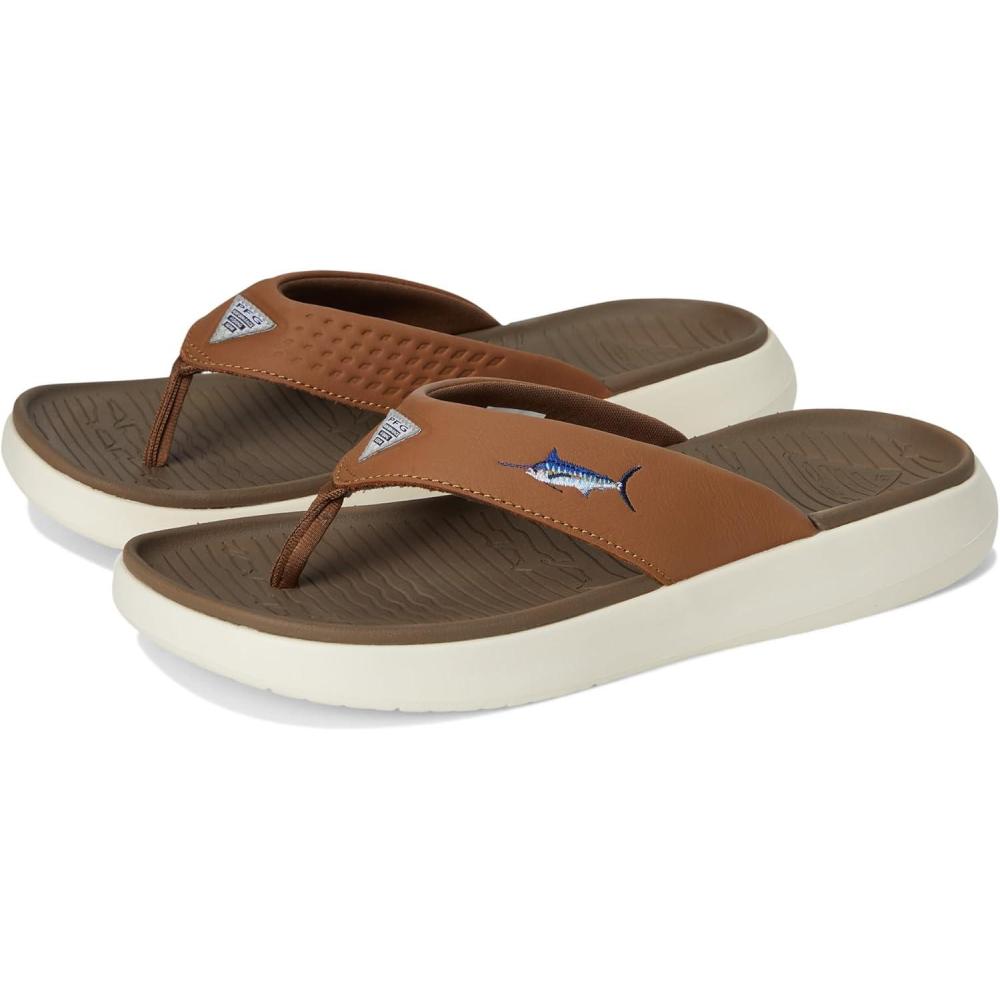 imageColumbia mens Pfg Boatside Fish FlipDark TruffleElk