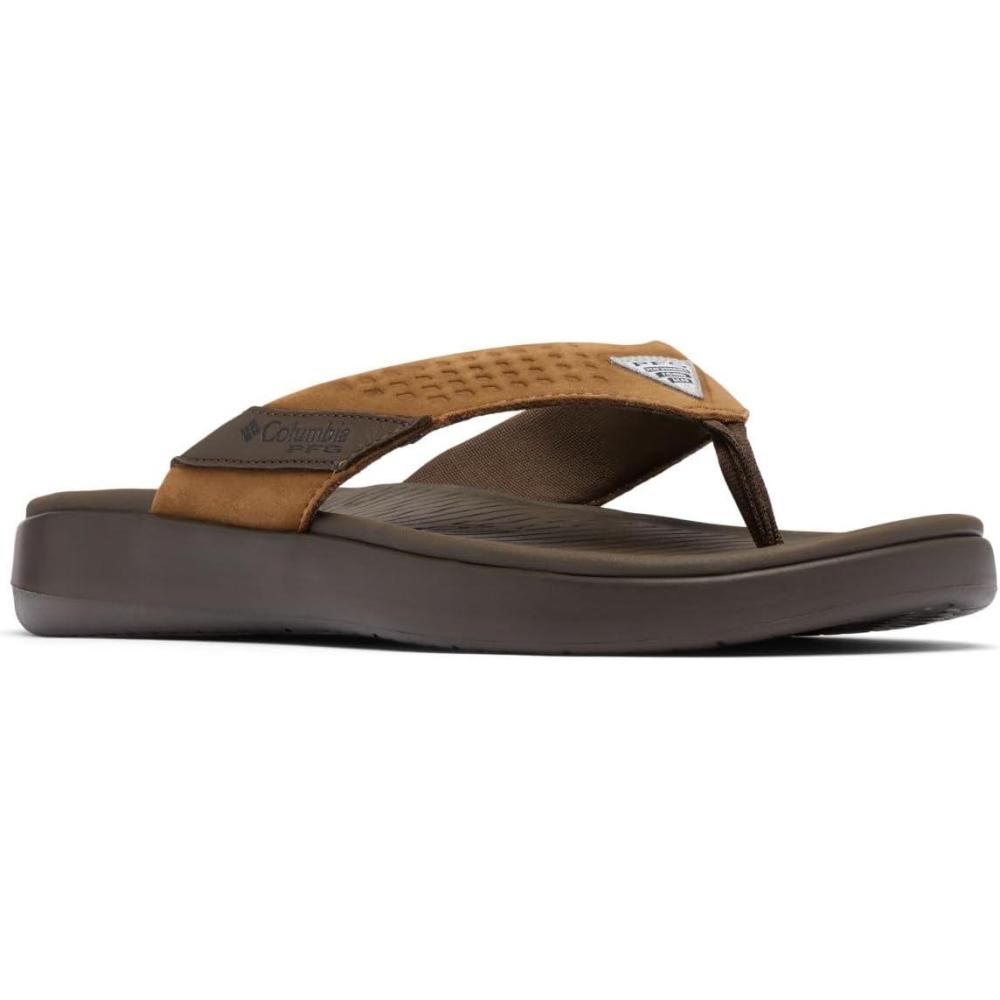 imageColumbia mens Pfg Boatside Flip LeaTundraLight Brown