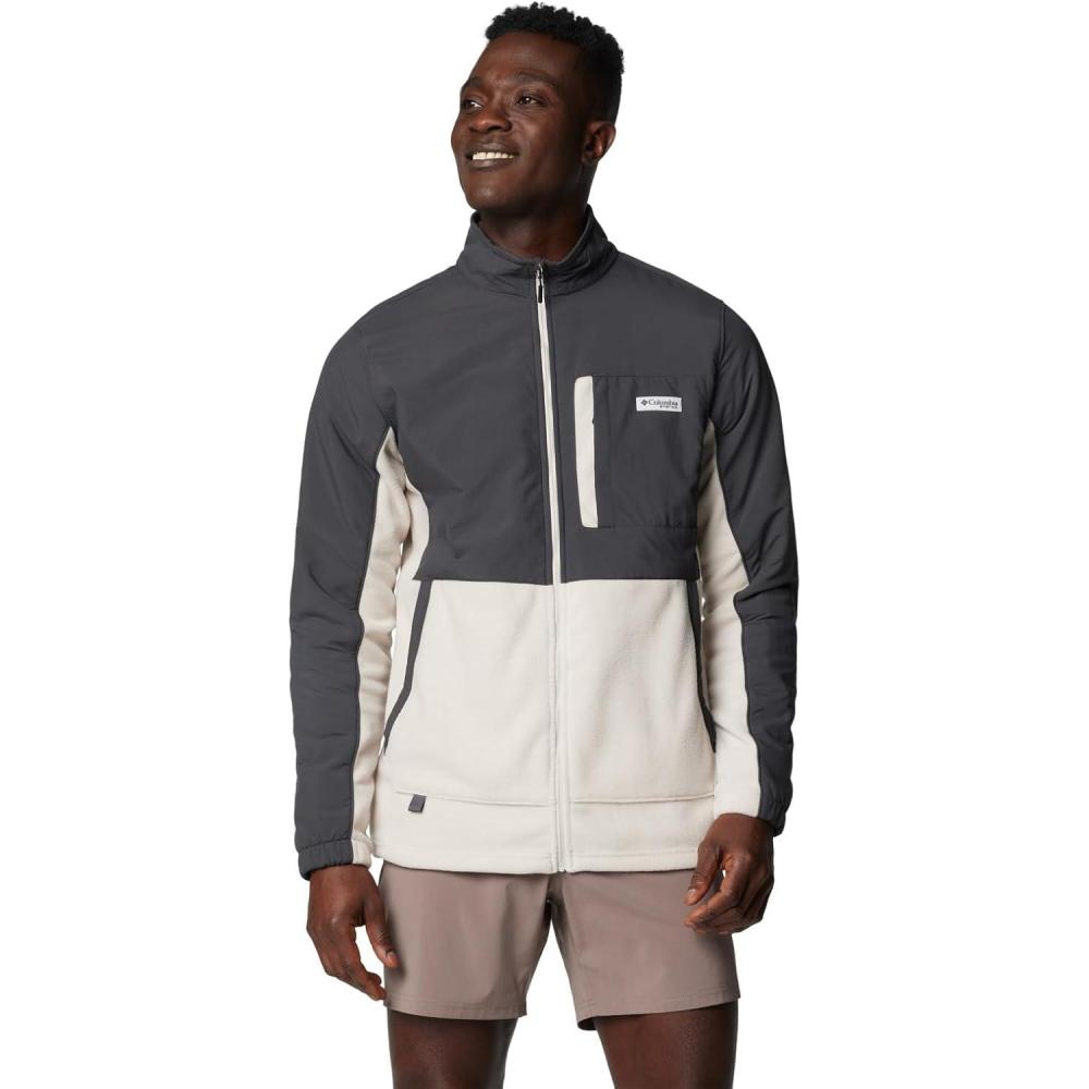 imageColumbia mens Pfg Uncharted Fleece Full ZipSharkDark Stone
