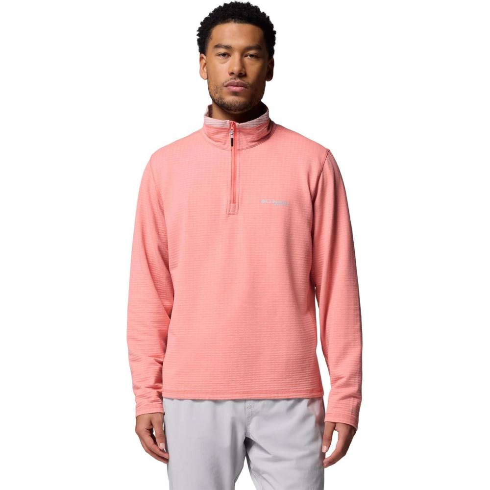 imageColumbia mens Slack Tide Quarter ZipMelonadeCool Grey