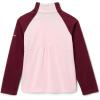 Columbia Girls Glacial Fleece Half Zip(Satin Pink/Rich Wine)