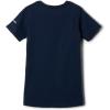 Columbia Girls Mission Lake Short Sleeve Graphic ShirtT-Shirt(Collegiate Navy/Weaving Waterscape)
