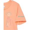 Columbia Girls Mission Lake Short Sleeve Graphic ShirtT-Shirt(Peach/Camp Csc Graphic)