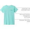 Columbia Girls PFG Short Sleeve Graphic Tee(Gulf Stream/Fotw Getaway Marlin)