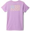 Columbia Girls PFG Short Sleeve Graphic Tee(Hydrangea/Pfg Fish Flag)