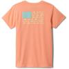 Columbia Girls PFG Short Sleeve Graphic Tee(Tiki Pink/Pfg Fish Flag)