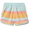 Columbia Girls Sandy Shores Boardshort(Coral Reef Milo Stripe)
