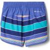 Columbia Girls Sandy Shores Boardshort(Dark Sapphire Danby Stripe/Purple Lotus)