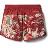 Columbia Girls Sandy Shores Boardshort(Dusty Crimson Magnolia Floral)