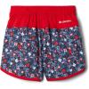 Columbia Girls Sandy Shores Boardshort(Nocturnal Mini-biscus/Red Lily)