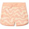 Columbia Girls Sandy Shores Boardshort(Sunkissed Wavy/Apricot Fizz)