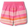 Columbia Girls Sandy Shores Boardshort(Wild Geranium Danby Stripe/Wld Grnm)