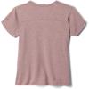 Columbia Girls Tech Trail Short Sleeve Tee(Fig Heather)