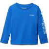 Columbia Girls Tidal Tee Long Sleeve(Blue Macaw/Gulf Stream Logo)