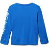 Columbia Girls Tidal Tee Long Sleeve(Blue Macaw/Gulf Stream Logo)
