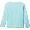 Columbia Girls Tidal Tee Long Sleeve(Gulf Stream/White Logo)