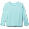 Columbia Girls Tidal Tee Long Sleeve(Gulf Stream/White Logo)