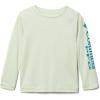 Columbia Girls Tidal Tee Long Sleeve(Light Lime/Deep Marine Logo)
